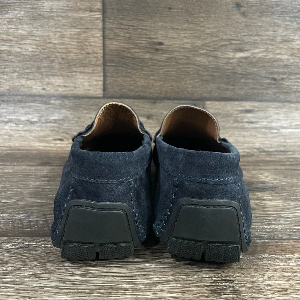 TO BOOT NEW YORK‎ Mens Navy Bit Driver Adam Derrick Del Amo Loafers Shoes 8.5